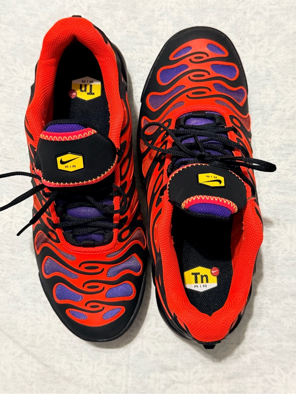 Nike Air Max Plus Drift All Day FD4290-003 Men’s 8 Black Crimson Purple Shoes
